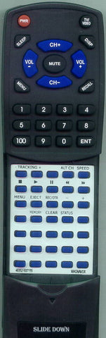 MAGNAVOX CCT190AT02 Replacement Remote