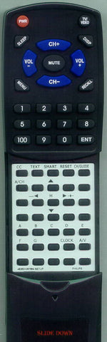 PHILIPS 26HF5544D27 Replacement Remote