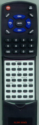 IN FOCUS LP130 SIMPLE RMT Replacement Remote
