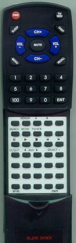 ZENITH VR4135 Replacement Remote