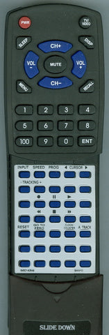 SANYO VHR5218 Replacement Remote