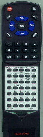 FISHER FVHT667S Replacement Remote