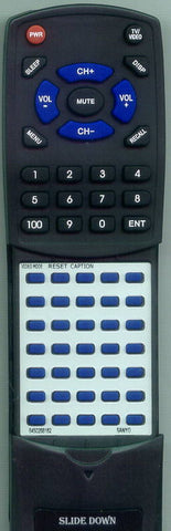 SANYO RT6450268182 Replacement Remote