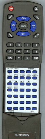SANYO RT6450486760 Replacement Remote