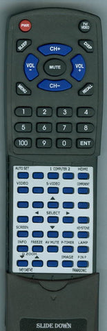 PANASONIC PTVW330U Replacement Remote