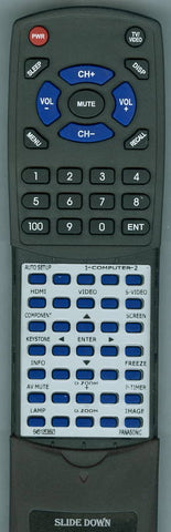 PANASONIC PTVW430U Replacement Remote