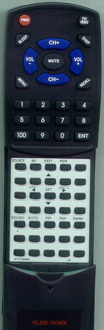 LG RT6710T00003N Replacement Remote