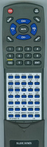 LGINPUT 23LX1RVMC Replacement Remote