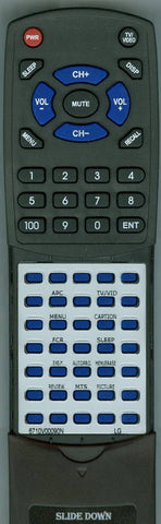 LG RT6710V00090N Replacement Remote