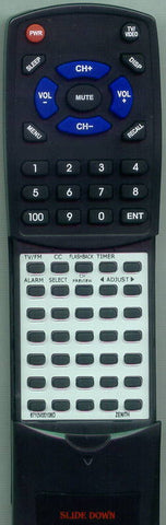 ZENITH H2017Y MASTER Replacement Remote