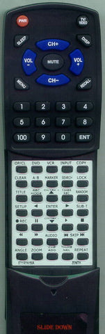 ZENITH XBR413 Replacement Remote