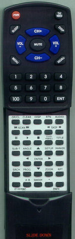 ZENITH ZDA311 Replacement Remote