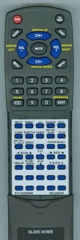 GOLDSTARINSERT RT6711R2N009A Replacement Remote