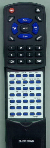 TOSHIBA 46LX177 Replacement Remote