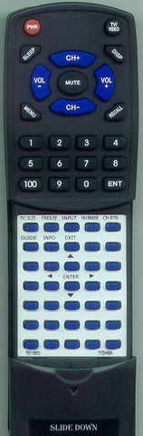 TOSHIBA 40RV52U Replacement Remote