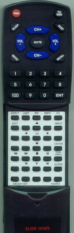 POLAROID TDX01530B Replacement Remote