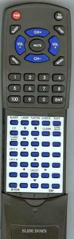 SONY HCDRX30 Replacement Remote