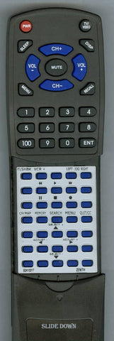 ZENITH VR4276HF Replacement Remote