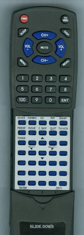 ZENITH 1QB60M90W Replacement Remote