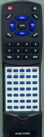 ZENITH A09P02X Replacement Remote