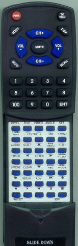 SONY RT988512077 Replacement Remote