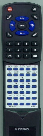 MAGNAVOX 26MF337B27 Replacement Remote