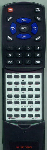 PHILIPS RT996500044340 Replacement Remote