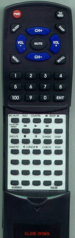 TASCAM RCD20 Replacement Remote