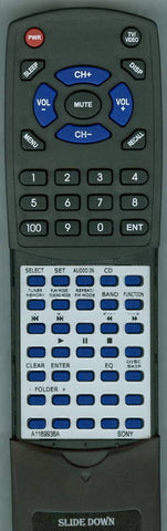 SONY HCDGX99 Replacement Remote