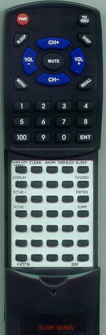 SONY A1470718A Replacement Remote