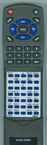 KENWOOD RTA70150715 Replacement Remote