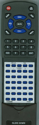 HAIER HPN14XCM Replacement Remote