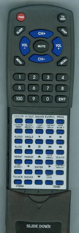 TOSHIBA SDV592SU Replacement Remote