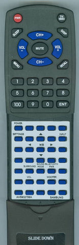 SAMSUNG HWM550ZA Replacement Remote