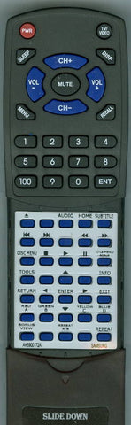 SAMSUNG BDHM57C Replacement Remote