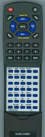 LG RTAKB72913302 Replacement Remote