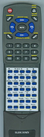 LGINSERT BH9230BW Replacement Remote