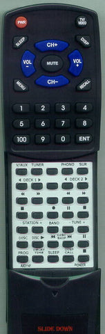 PIONEER AXD1141 Replacement Remote