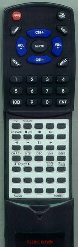 PIONEER SDP4051 Replacement Remote
