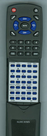 NEC 61XR4 Replacement Remote