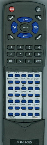 SAMSUNG LNR269D Replacement Remote