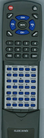 SAMSUNG HLT4675SX/XAA Replacement Remote