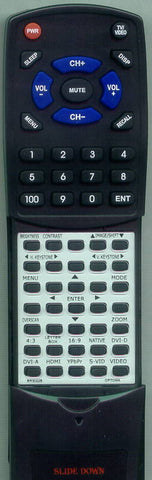 OPTOMA RTBR3022B Replacement Remote