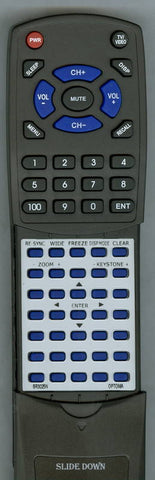 OPTOMA DX205 Replacement Remote