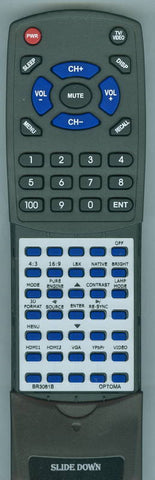 OPTOMA RTBR3061B Replacement Remote