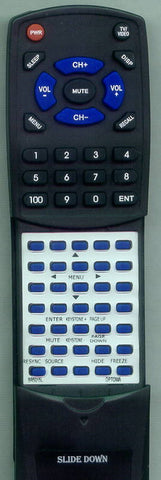 OPTOMA EP7150 Replacement Remote