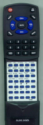 TOSHIBA BZ614030 Replacement Remote