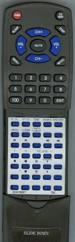 TEAC CEC4U10002617 Replacement Remote