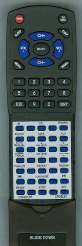 CROSLEY CR2402CPA Replacement Remote