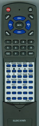 CROSLEY RTCR247 Replacement Remote